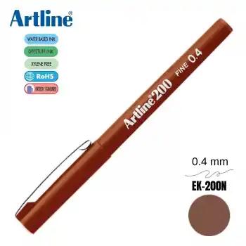 ARTLINE 200 KAHVE FINELINER KALEM 0.4MM EK-200N BROWN