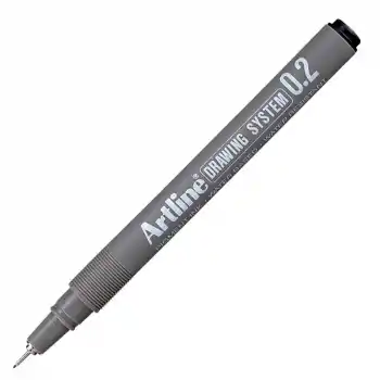 Artlıne 232 Siyah Çizim Kalemi 0.2