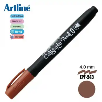 ARTLINE EPF-244 SEPIA SUPREME CALLIGRAPHY KALEMİ 4.0