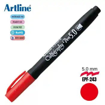 ARTLINE EPF-245 KIRMIZI SUPREME CALLIGRAPHY KALEMİ 5.0