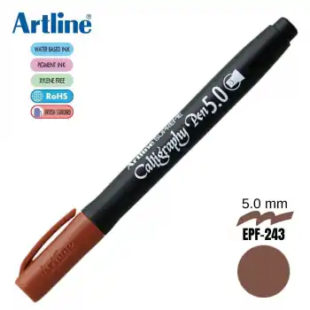 ARTLINE EPF-245 SEPIA SUPREME CALLIGRAPHY KALEMİ 5.0