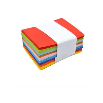 ASİL FON KARTONU ZARFI 7X9 KARIŞIK 10 RENKLİ 120 GR 10 RENKLİ 1000 Lİ
