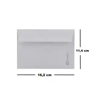 Asil Mektup Zarfı 11,4x16,2 Buklet 500 Lü 110 Gr.as-4007