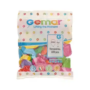 BALON 10 KARIŞIK RENK 100 LÜ PK GEMAR