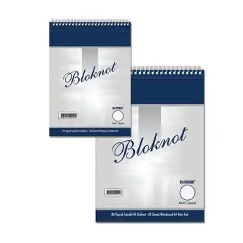 BAYINDIR A4 80 YP. KARELİ SPİRALLİ BLOKNOT