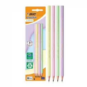 BİC EVOLUTION PASTEL HB 5 Lİ KURŞUN KALEM 518980