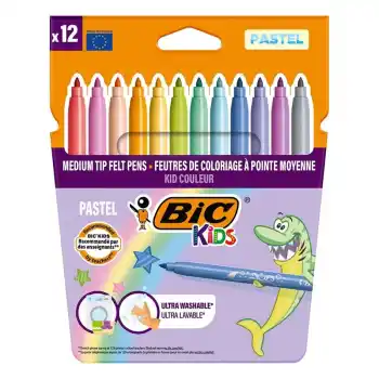 BİC KID COLOUR PASTEL RENKLER 12 RENK PASTEL BOYA 520084