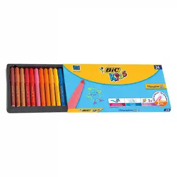 BİC VISA 24 LÜ XL JUMBO KEÇELİ KALEM 8290051