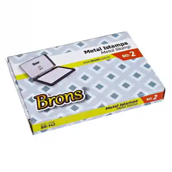 Brons 2 No.metal Istampa Orta Boy Br-142