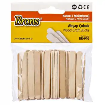 BRONS AHŞAP ÇUBUK NATUREL MİNİ BR-910