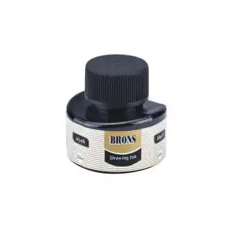 BRONS ÇİNİ MÜREKKEBİ SİYAH 20 CC BR-317