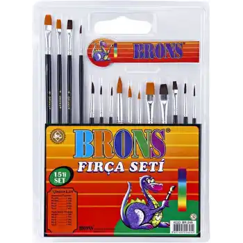 BRONS FIRÇA SETİ 15 Lİ BR-249