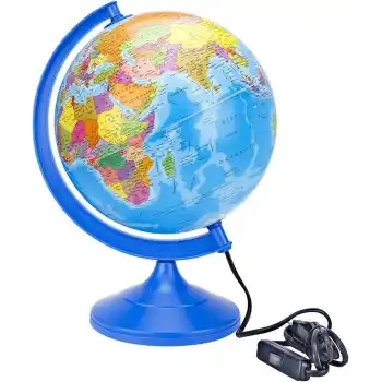 BRONS IŞIKLI KÜRE 26 CM SİYASİ BR-827