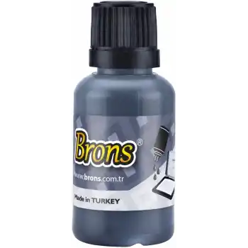 BRONS ISTAMPA MÜREKKEBİ SİYAH 30 CC BR-314