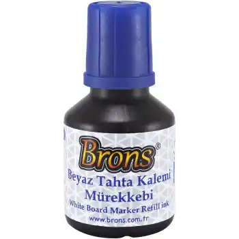 BRONS MAVİ TAHTA KALEMİ MÜREKKEBİ 30 CC BR-351