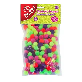 BU-BU HS0001 FOSFORLU PONPON 1CM 200 LÜ