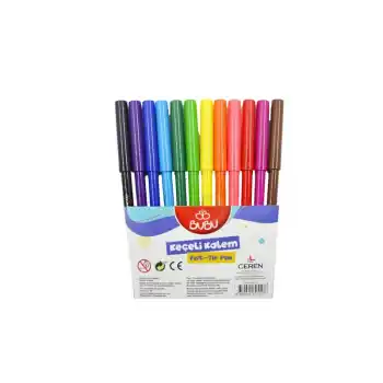 BU-BU KEÇELİ KALEM BIGY 12 RENK KEC001