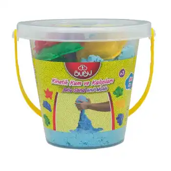 BU-BU MAVİ KİNETİK KUM KOVA 500 GR KU0020
