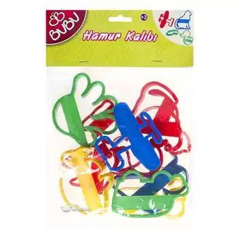 Bu-bu Oyun Hamuru Kalıbı 10 Parça Bubu0001