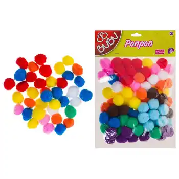 BU-BU PONPON 2 CM 100 LÜ KARMA BUBU00109