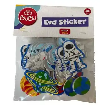 BU-BU SİMLİ EVA STICKER UZAY ST0153