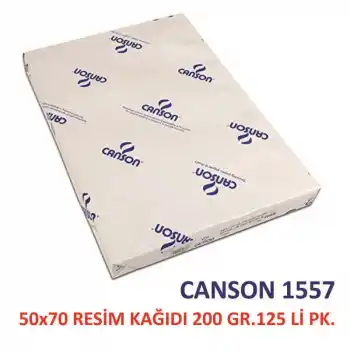 Canson 1557 50x70 Resim Kağıdı 200 Gr.125 Li Pk.204121513