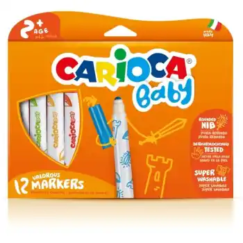 Carıoca 12 Renk Baby Jumbo Keçeli Kalem 42814