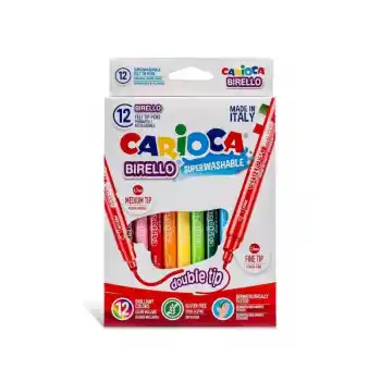 Carıoca 12 Renk Çiftuç Keçeli Kalem 41457