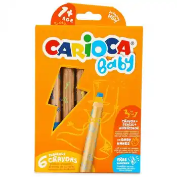 CARIOCA 6 RENK BABY JUMBO KURU BOYA 42817