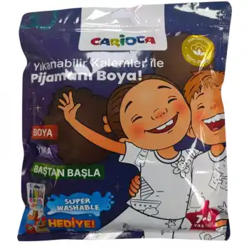 CARIOCA BOYANABİLİR PİJAMA-KEÇELİ 7-8 YAŞ KALEM HEDİYELİ LN-80015