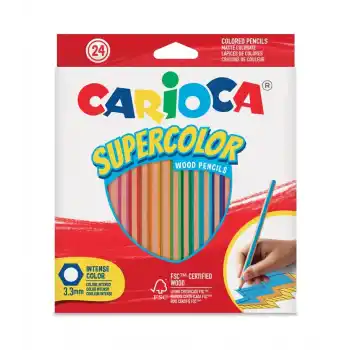 Carıoca Supercolor Kuru Boya Kalemi 24li 43393