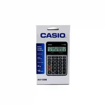 CASIO AX-120 B/S  HESAP MAKİNESİ 12 HANE