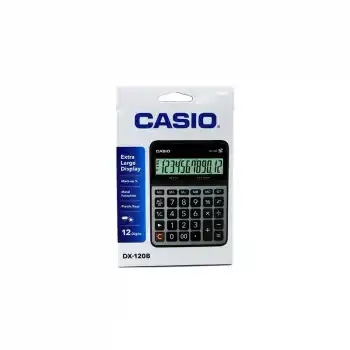 CASIO DX-120 S/B MASA ÜSTÜ HESAP MAKİNESİ 12 HANE