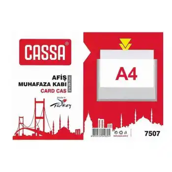 Cassa 7507 A4 Afiş Muhafaza Kabı