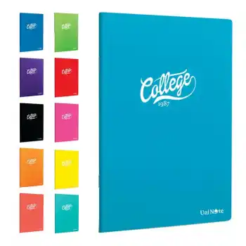 Çınar College A4 100 Yp Çizgili Pp Kapak Dikişli Defter 76007