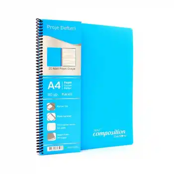 ÇINAR COMPOSİTİON 80 YP A4 KARELİ SPR PROJE DEFTERİ 72852