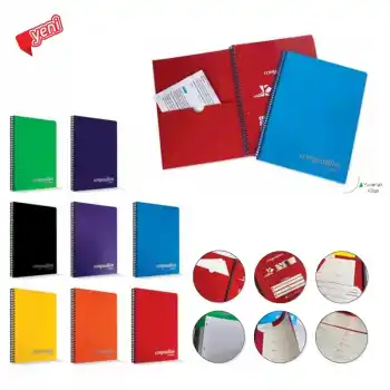 Çınar Composition A4 200 Yp Kareli Spr Pp Kpk Defter 72823