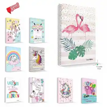 ÇINAR DREAM A4 60 YP KARELİ SPİRALLİ PP KAPAK DEFTER 72505