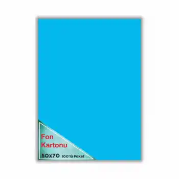 ÇINAR FON KARTONU AÇIK MAVİ 48X68 100LÜ 50013