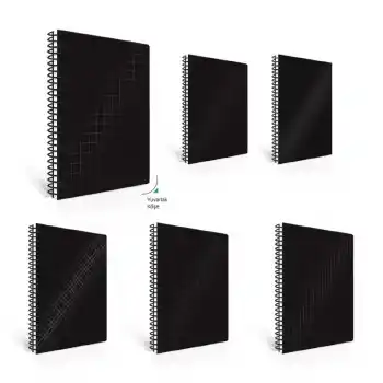 Çınar Nero 17x24 100 Yp Çizgili Spr Sert Kapak Defter 55214