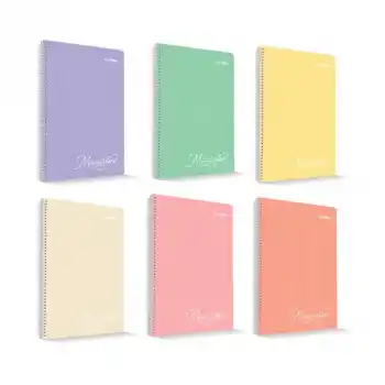 ÇINAR PASTEL A4 120 YP KARELİ SPİRALLİ  DEFTER 71911