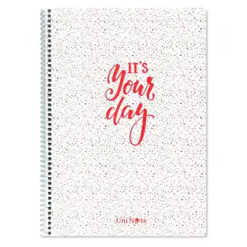 ÇINAR YOUR DAY A4 72 YP ÇİZGİLİ SPİRALLİ PP KAPAK DEFTER 71522