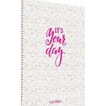 ÇINAR YOUR DAY A4 72 YP KARELİ SPİRALLİ PP KAPAK DEFTER 71523