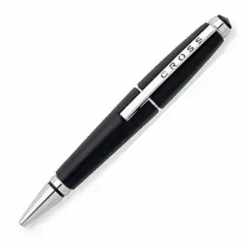 CROSS AT0555-2 EDGE SİYAH/KROM ROLLER KALEM