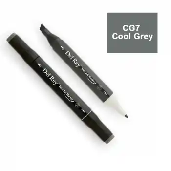DEL REY TWIN MARKER CG7 COOL GREY ÇİFT UÇLU GRAFİK KALEMİ MN-DRCG7