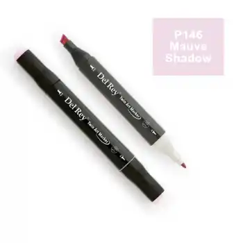 Del Rey Twın Marker P146 Mauve Shadow Çift Taraflı Grafik Kalemi Mn-dr146