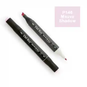 DEL REY TWIN MARKER P146 MAUVE SHADOW ÇİFT TARAFLI GRAFİK KALEMİ MN-DR146