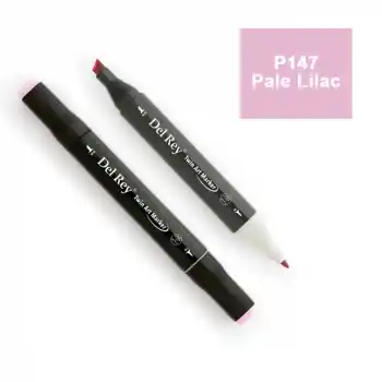 Del Rey Twın Marker P147 Pale Lilac Çift Uçlu Grafik Kalemi Mn-dr147