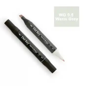 DEL REY TWIN MARKER WG0.5 WARM GREY ÇİFT UÇLU GRAFİK KALEMİ MN-DRWG0.5