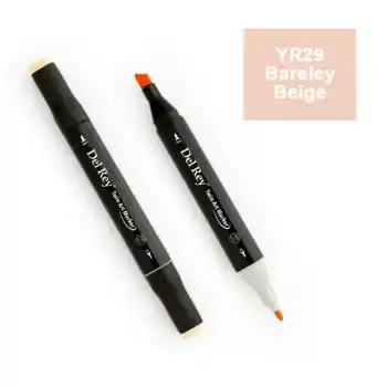 DEL REY TWIN MARKER YR29 BARELY BEİGE ÇİFT UÇLU GRAFİK KALEMİ MN-DR029